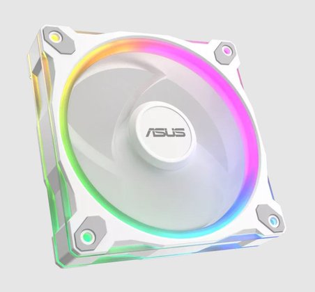 asus prime mr120 argb beyaz üçlü kasa fanı seti (3'li set) / 90da00i3-b09020