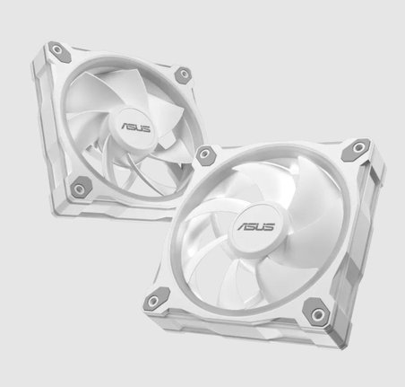 asus prime mr120 argb beyaz üçlü kasa fanı seti (3'li set) / 90da00i3-b09020
