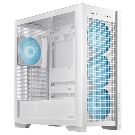 ASUS TUF GAMING GT302 TG ARGB Gaming Mid-Tower PC Kasası Beyaz / 90DC00I3-B19000