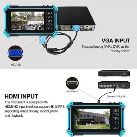 UPTECH 5.4" IPS Dokunmatik AIO CCTV Test Cihazı IPC-5100C Plus
