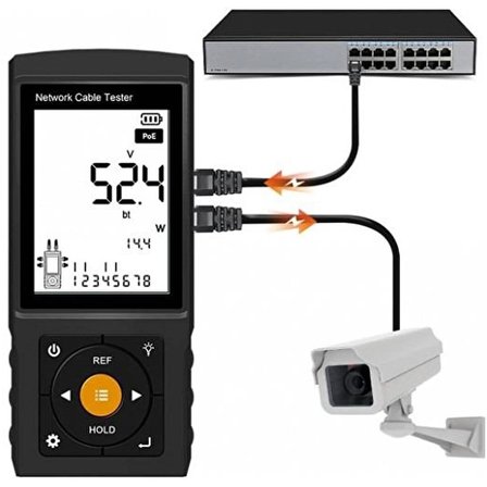 Novacom NVC-LT200 3'' Lcd Ekranlı Tdr Metraj - Pse Voltaj - Network Kablo Test Cihazı