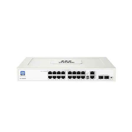 WI-TEK WIKING WK-PS320GF 16 PORT 10/100/1000 16 PORT POE 2 PORT UPLINK +2 SFP 195w YONETILEMEZ RACK MOUNT SWITCH