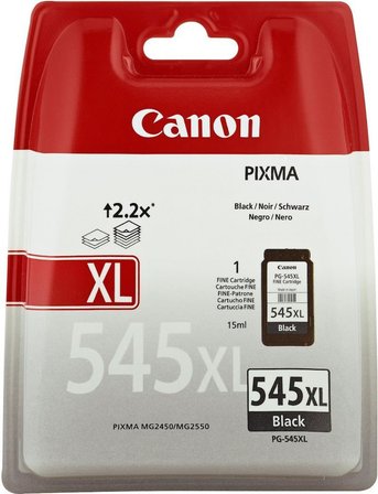 CANON PG-545XL Siyah Orijinal Yüksek Kapasiteli Mürekkep Kartuşu (8286B001)
