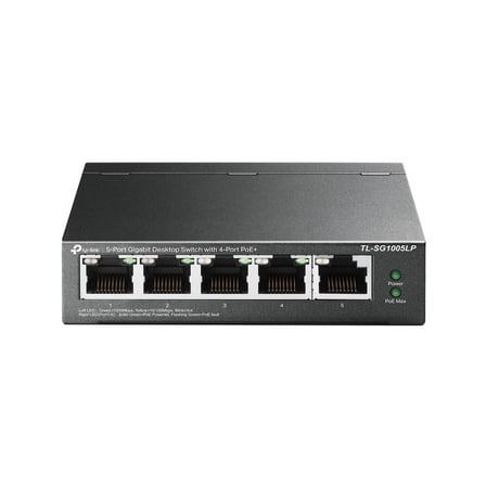 TP-LINK 4port PoE 40w Gigabit Switch TL-SG1005LP
