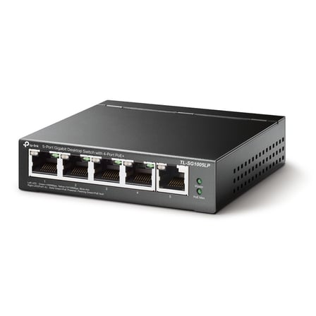 TP-LINK 4port PoE 40w Gigabit Switch TL-SG1005LP