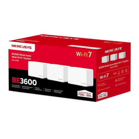 MERCUSYS HALO H25BE-3p WIFI7 BE3600 Çift Bant Mesh Router 3-lü set