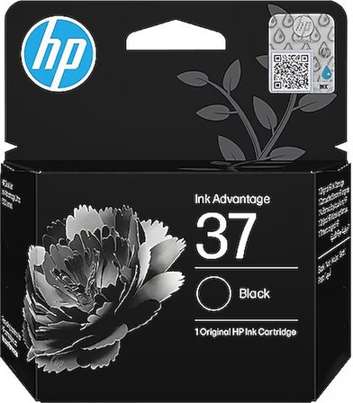 HP 37 Siyah Orijinal Mürekkep Kartuşu (7FP45AE)