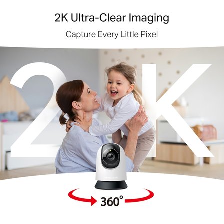 mercusys 3mp 4mm kablosuz wıfı pan-tilt harici ip kamera mc210