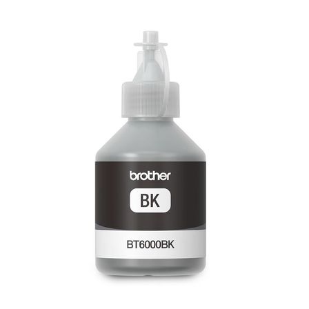 BROTHER BT6000BK 6.000 Sayfa Sıvı Siyah Mürekkep Kartuşu / Şişesi