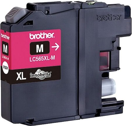 BROTHER LC565XLM Kırmızı (Magenta) 1.200 Sayfa Yüksek Kapasiteli Mürekkep Kartuşu