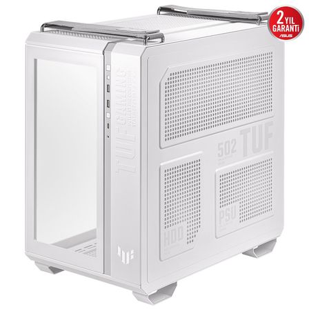 asus gt502 plus tuf gaming tg white gaming mid-tower pc kasası beyaz /  90dc0093-b19000