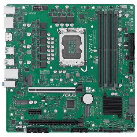 asus pro q870m-c-csm ddr5 hdmi-dp typec pcie 5.0 1851p matx vpro destekli kurumsal anakart /  90mb1kep-m0eayc