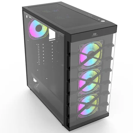 POWERBOOST PB-GR222BB 7-RGB Fanlı Gaming Mid-Tower PC Kasası
