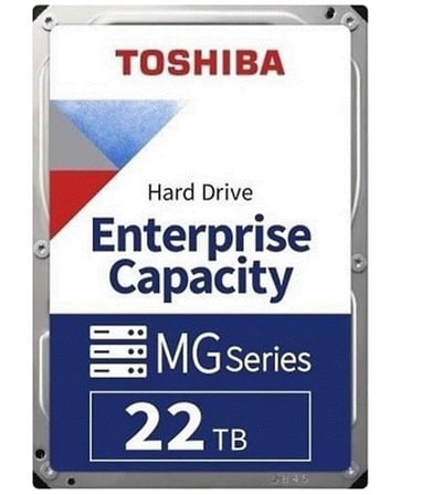TOSHIBA MG11ACA22TE MG Series 3.5" 22TB 7200rpm 1024MB SATA Enterprise 7/24 Harddisk