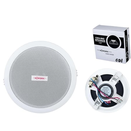 Nwork C-6T 6'' 6 Watt Trafolu Beyaz Tavan Hoparlör