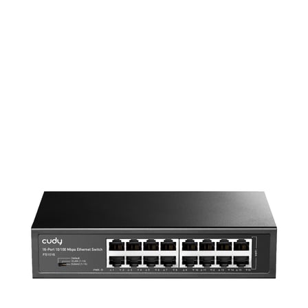 CUDY FS1016 16 Port Mbit Desktop/Rackmount Yönetilemez Metal Kasa Switch