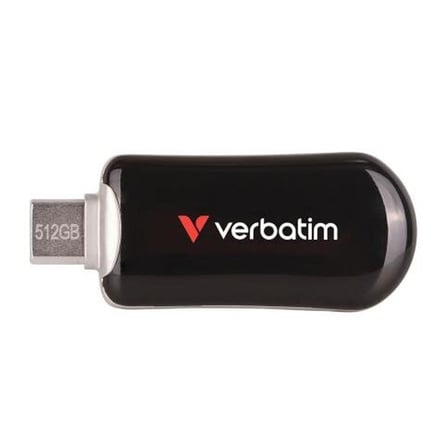 Verbatim 64Gb Plectra 30224 Typec Usb 3.2 Bellek Siyah 100Mb/S