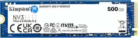 KINGSTON SNV3S/500G NV3 M.2 500GB (5000/3000MB/s) PCIe + NVMe SSD Disk (22x80MM)