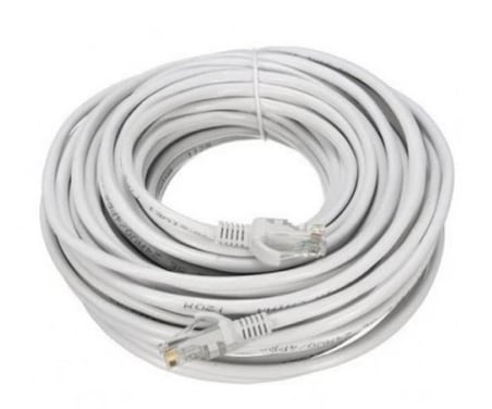 ODS 02R45R45C6UJ1W10A CAT6 UTP LSZH BAKIR 10 Metre Beyaz Patch Cord
