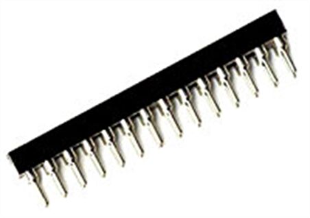 Precision Soket, 28 Pin, Bacak aralığı 7,62 mm