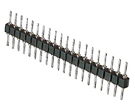 Contact strip, single row, straight, pitch 2.54mm
