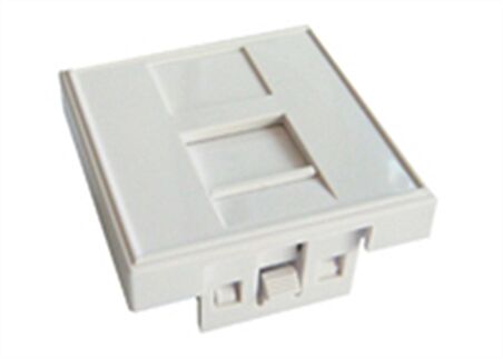 Keystone Jack Takmak İçin Priz Modülü, 1 Port, Panjurlu, 45 x 45 mm