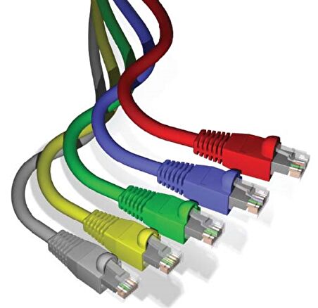 Cat6Plus Class E/Cat 6 U/UTP Patch Kablosu, 24 AWG, 3P Onaylı, 3 metre, Gri Renk 