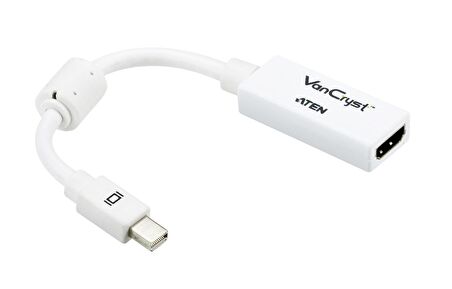 Mini DisplayPort (mini DP)  HDMI Adaptörü, Mini DisplayPort Erkek  HDMI A Dişi
Mini DisplayPort to HDMI Adapter