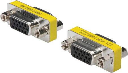 Mini Gender Changer, DB15HD dişi, DB15HD dişi, metal