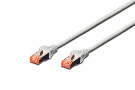 Beek CAT 6 SFTP/PIMF (Pairs In Metal Foil) Patch Kablosu, 1 metre, LSZH, AWG 26, Gri Renk
