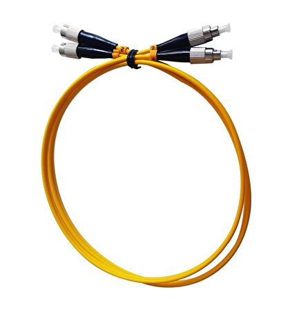 Beek FC-FC Fiber Optik Patch Kablo, OS 2 9/125 Singlemode, 3.0mm, LSZH, 1 metre