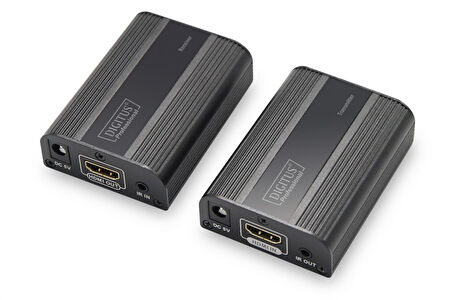 Digitus HDMI Sinyal Uzatma Cihazı, 1 x Alıcı (Receiver), 1 x Verici (Transmitter) Birim dahil, maksimum 60 metre, UHD 4K2K/60 Hz, HDMI 2.0, HDCP 2.2
Digitus 4K HDMI 2.0 Extender Set, UHD 4K/60 Hz 70 m via CAT6 or higher