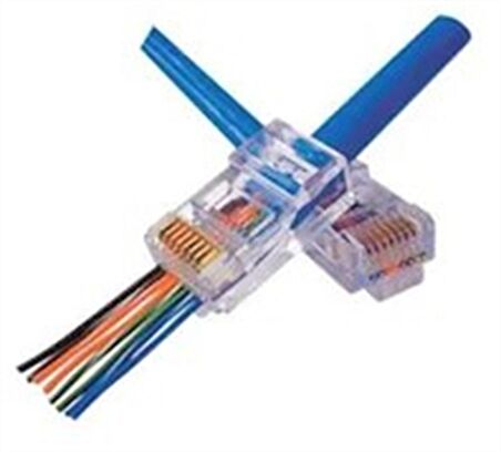 Kolay Tak CAT6 Konektörü, 3U
Easy Plug CAT6 Connector 3U