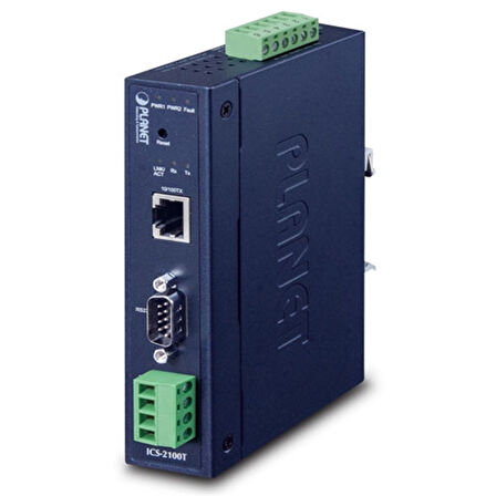 Endüstriyel 1-Port RS232/RS422/RS485 Serial Device Server
1 x 10/100TX
-40~75 derece C
Industrial 1-Port RS232/RS422/RS485 Serial Device Server