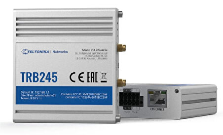 Endüstriyel M2M LTE Ethernet Gateway
Industrial M2M LTE Ethernet Gateway