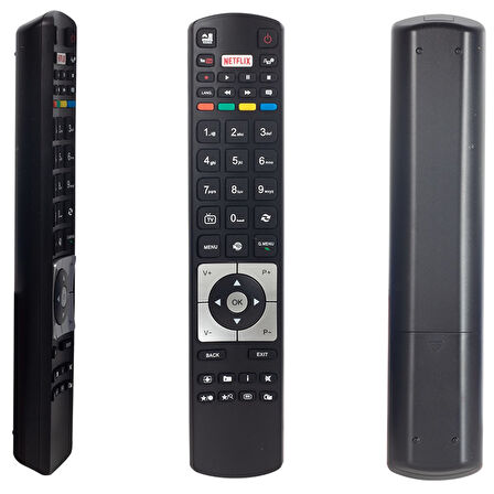 HUAYU KL VESTEL RM-L1526 LCD YENİ NETFLIX TUŞLU BLİSTERLİ KUMANDA