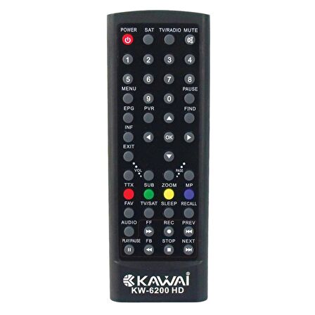 KR KAWAİ KW-6200 HD UYDU KUMANDASI (31808=31533)