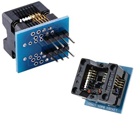 SOP 8 150 MİL PROGRAMMER ADAPTÖR SOP8 TO DİP 8  OTS-16-03