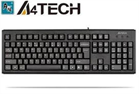 A4 TECH KM-720 Q TR MM SİYAH USB KABLOLU KLAVYE