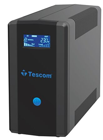 TESCOM LEO+ 650VA 1F/1F (1X7AH) 5/10DK LINE INTERAKTIF UPS