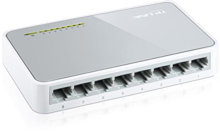 TP-LINK TL-SF1008D 8 PORT 10/100 PLASTİK KASA SWITCH