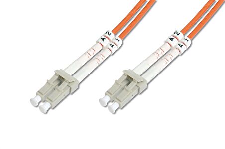 Digitus LC-LC Fiber Optik Patch Kablo, 2 metre, Multimode, Duplex, 62.5/125