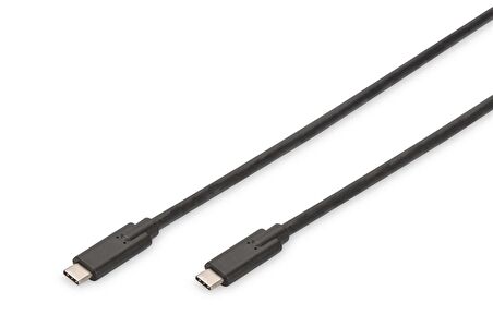 USB Tip C (USB 3.1) Bağlantı Kablosu, Tip C Erkek  Tip C Erkek, 1 metre, Gen2, 5A, 10GB, CE, siyah renk
USB Type-C Connection Cable, Type C to C M/M, 1.0m, Gen2, 5A, 10GB, 3.1 Version, CE, Black 