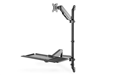 Digitus İş İstasyonları İçin Stant
Duvara Çubuk Kanalıyla Monte Edilir
Siyah Renk
Yük Kapasitesi: 1-8 kg
Maksimum Ekran Boyutu: 43 cm (17 inç)-81 cm (32 inç)  
Digitus Sit-Stand Workstation wall single mou