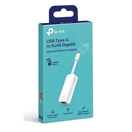TP-LINK UE300C USB 3.0 TYPE-C TO GIGABIT ETHERNET AĞ ADAPTORU