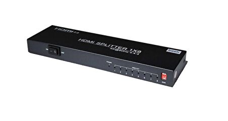 Beek 4K 8&#039;li HDMI Video Çoklayıcı, 3840 x 2160 piksel çözünürlük, HDCP 2.3, metal şasi, siyah renk
Beek HDMI Splitter 8 Ports, HDMI 2.0, 4K@60Hz, 1080P@60Hz