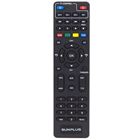 FULLY KR SUNGATE SUNPLUS ASTRA FALCON FULL HD TV ÖZELLİKLİ UYDU KUMANDASI (40129=6044) A-23L