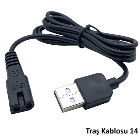 POWERMASTER TIRAŞ MAKİNALARI İÇİN USB ŞARJ KABLOSU 1 METRE (14)