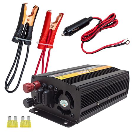 POWERMASTER PWR300-24 TEK DİJİTAL EKRAN 24 VOLT - 300 WATT MODIFIED SINUS WAVE INVERTER