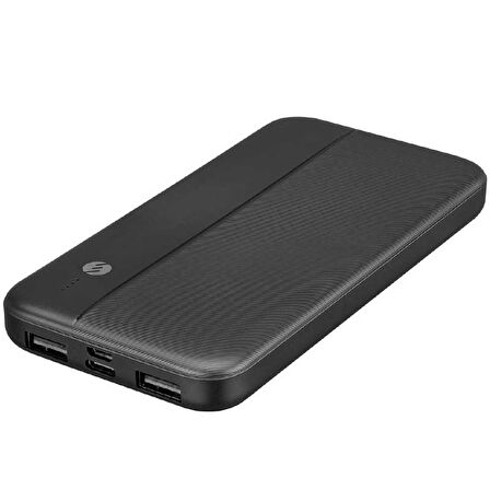 S-LINK IP-G10N SİYAH MICRO+TYPE C GİRİŞLİ 10000 MAH TAŞINABİLİR ŞARJ CİHAZI POWERBANK